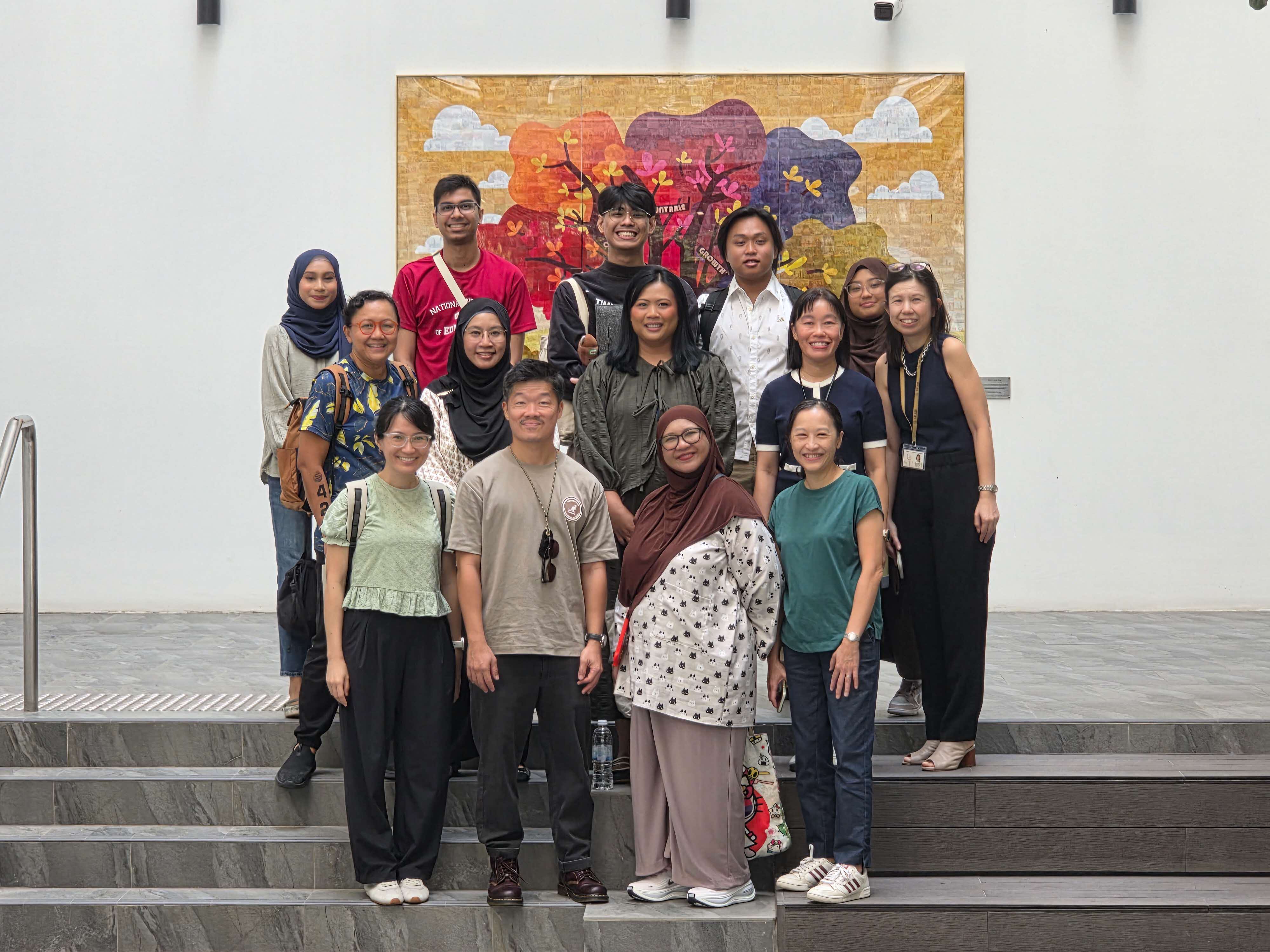 Group photo of team from MOE Heritage Centre with SEAB staff